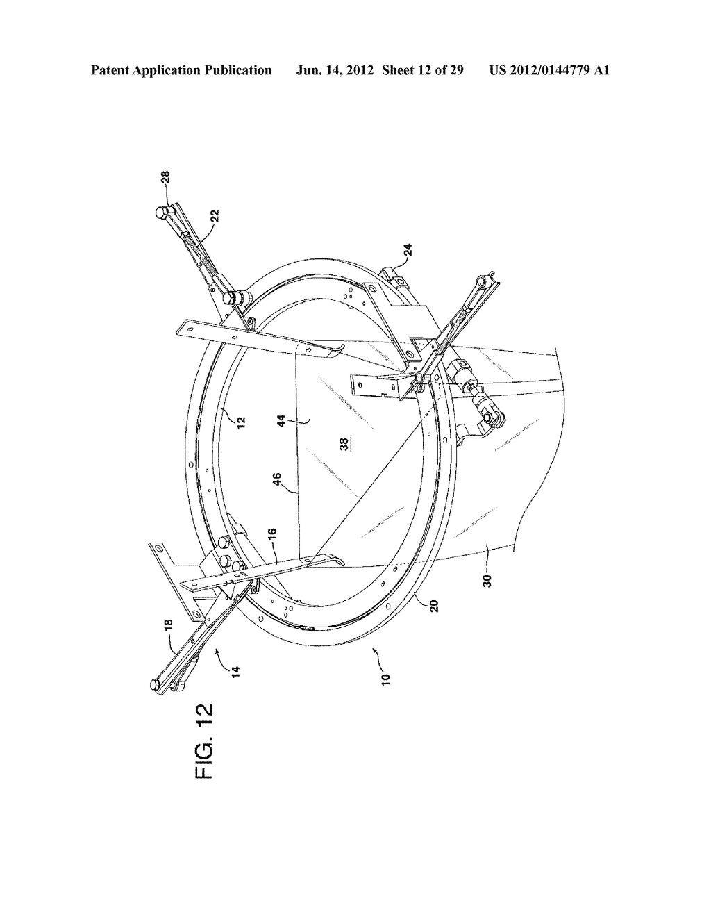 Apparatus and Method for Shaping and Holding a Bag in an Open Condition - diagram, schematic, and image 13