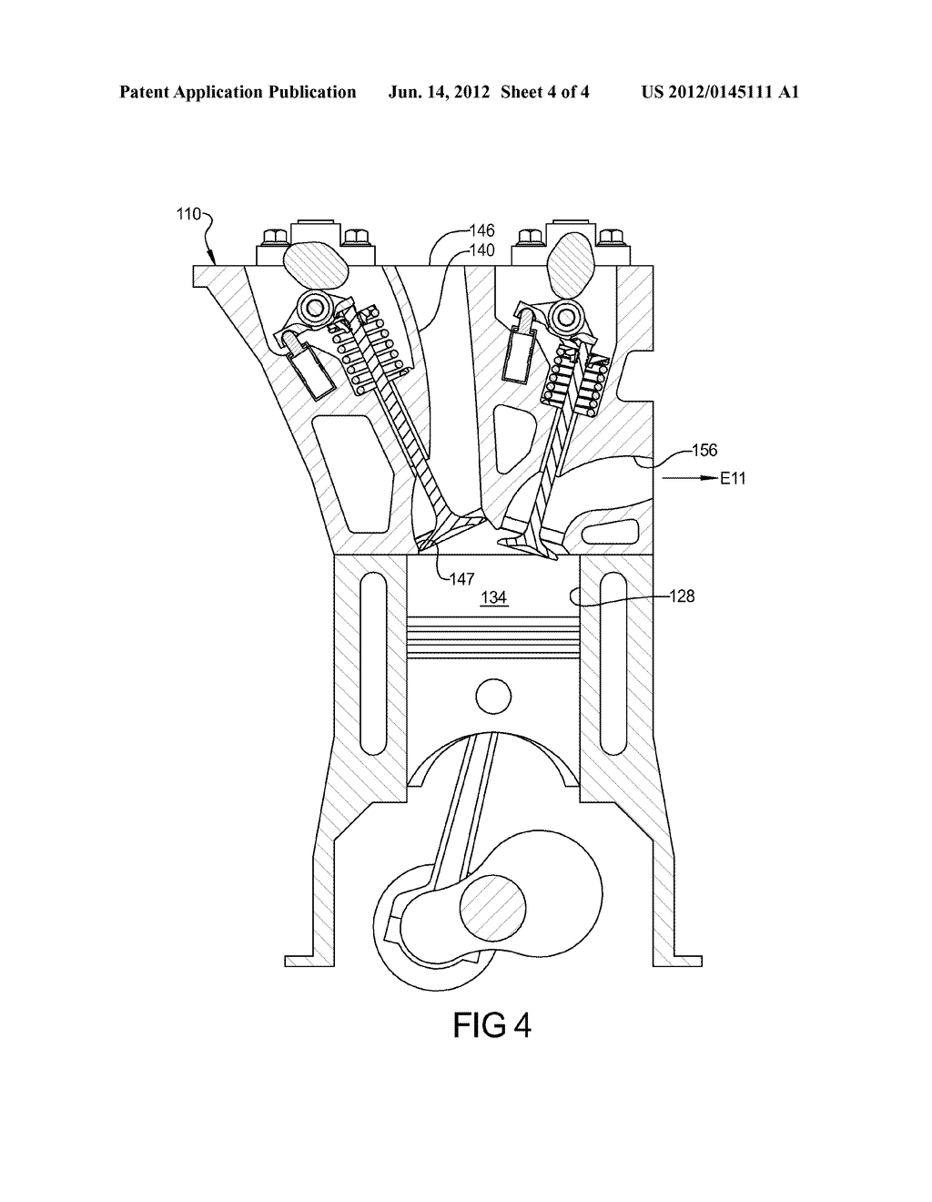 ENGINE ASSEMBLY INCLUDING MODIFIED INTAKE PORT ARRANGEMENT - diagram, schematic, and image 05