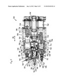 AXIAL-PISTON ENGINE, METHOD FOR OPERATING AN AXIAL-PISTON ENGINE, AND     METHOD FOR PRODUCING A HEAT EXCHANGER OF AN AXIAL-PISTON ENGINE diagram and image