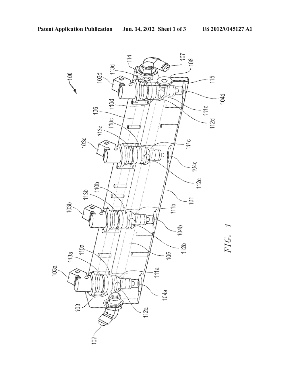 Fuel Rail for Liquid Injection of a Two-Phase Fuel - diagram, schematic, and image 02