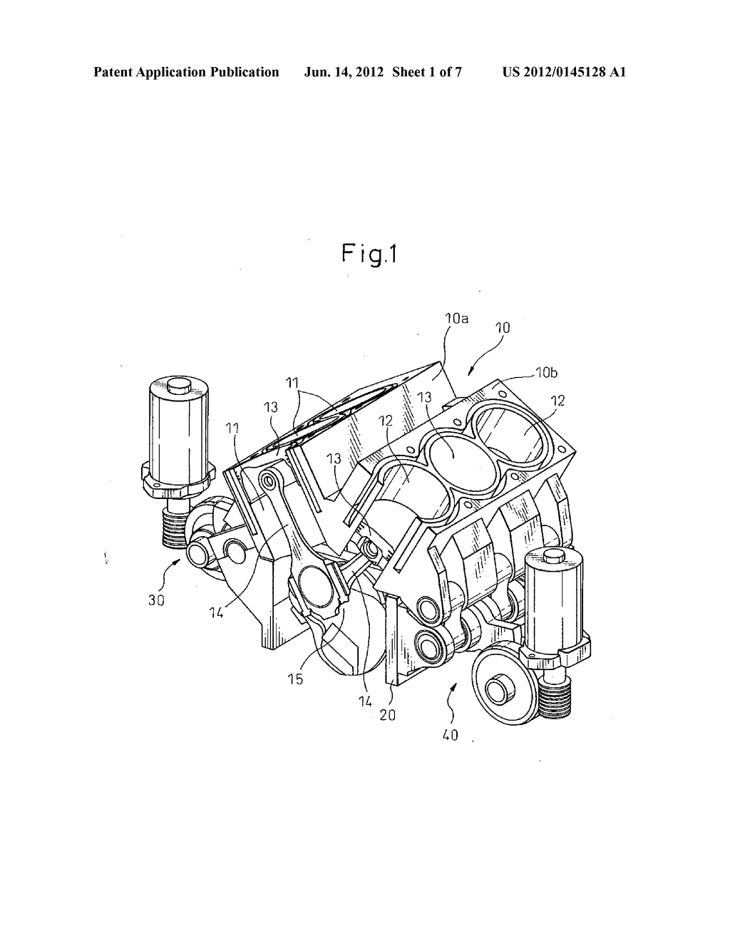 VARIABLE COMPRESSION RATIO V-TYPE INTERNAL COMBUSTION ENGINE - diagram, schematic, and image 02