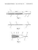 DENTAL FLOSSING MATERIAL WITH MONOFILAMENT THREADER diagram and image