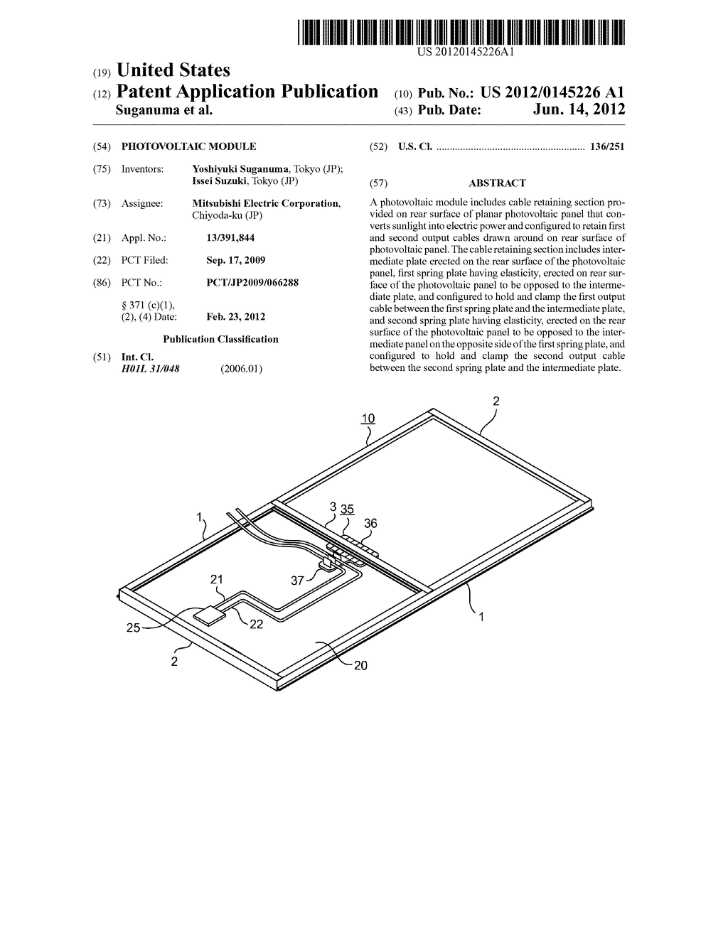 PHOTOVOLTAIC MODULE - diagram, schematic, and image 01