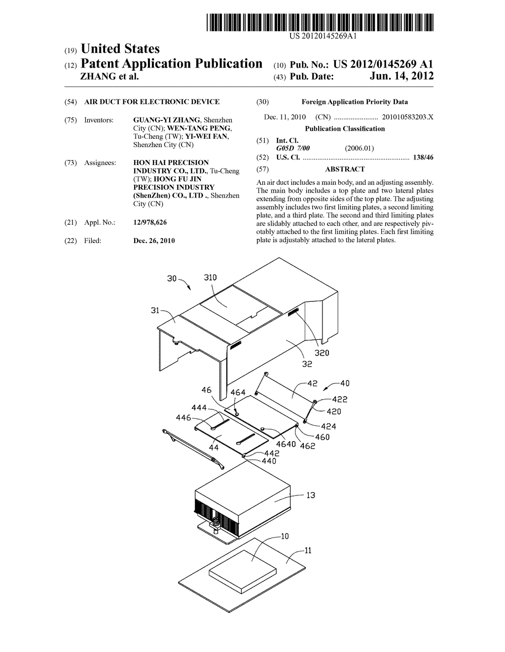 AIR DUCT FOR ELECTRONIC DEVICE - diagram, schematic, and image 01