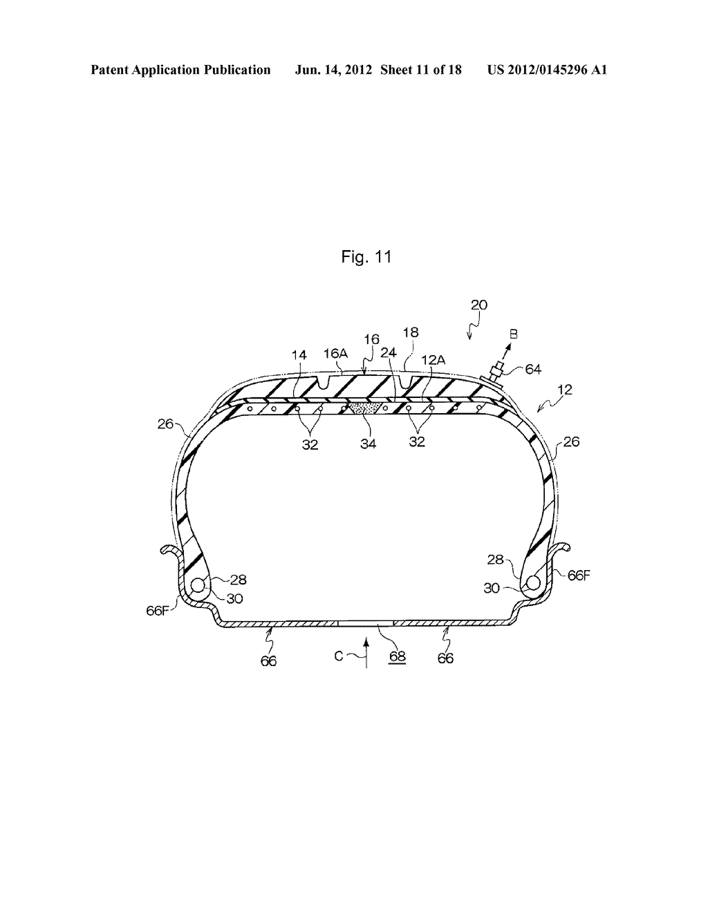 TIRE MANUFACTURING METHOD AND TIRE - diagram, schematic, and image 12