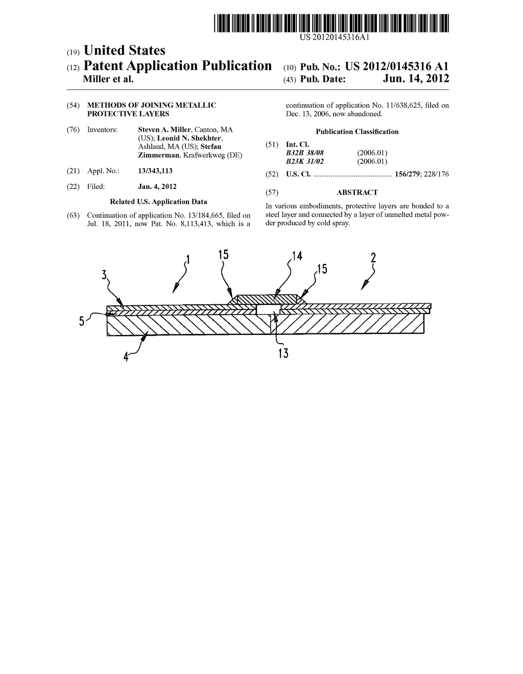 METHODS OF JOINING METALLIC PROTECTIVE LAYERS - diagram, schematic, and image 01