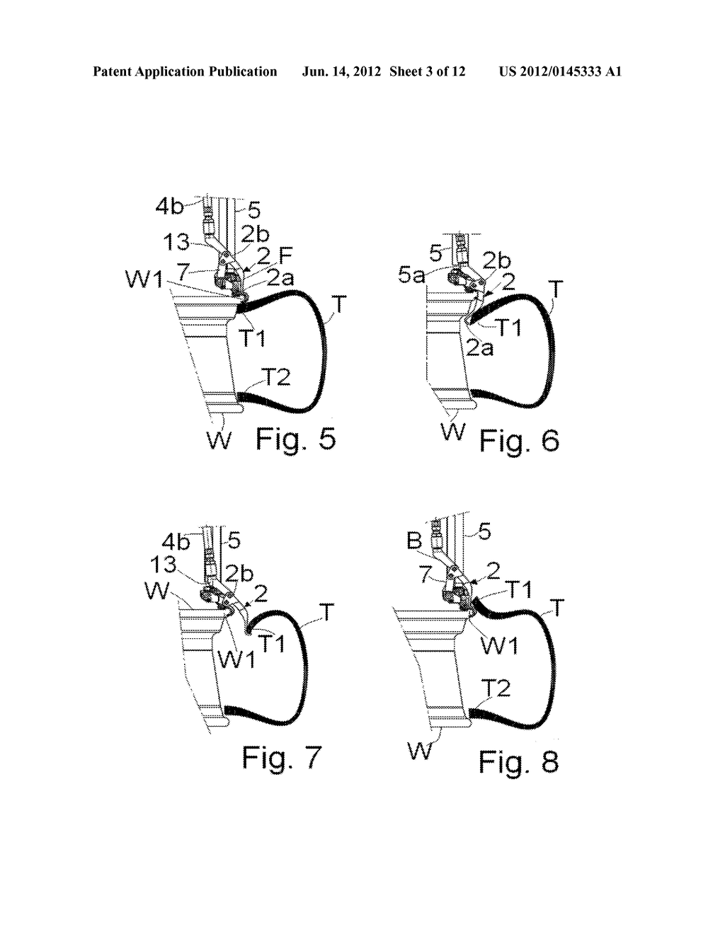 DEVICE FOR DEMOUNTING A TIRE FROM A RIM AS WELL AS A TIRE DEMOUNTING     MACHINE EQUIPPED WITH SUCH DEVICE - diagram, schematic, and image 04