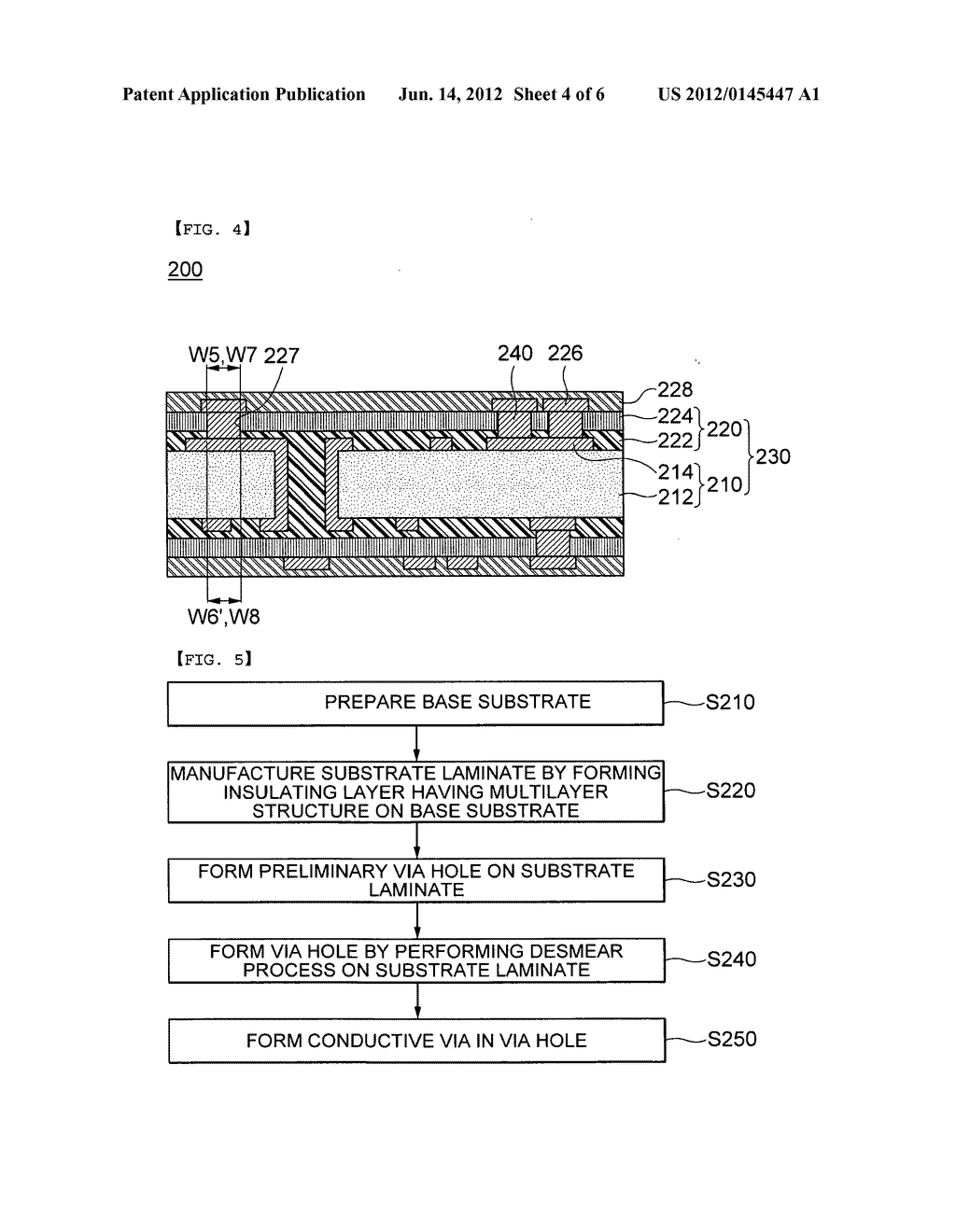 Via structure,  method for forming the via structure, and circuit board     with the via structure and method for manufacturing the circuit board - diagram, schematic, and image 05