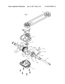 TRANSMISSION BETWEEN AN ENGINE INPUT SHAFT AND AN OUTPUT SHAFT OF A MOTOR     VEHICLE diagram and image