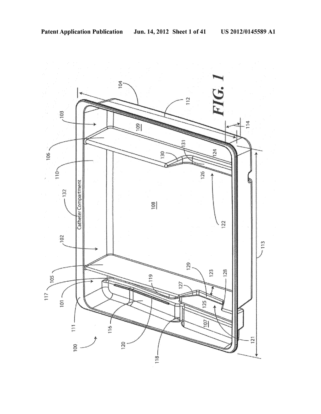 Catheter tray, packaging system, instruction insert, and associated     methods - diagram, schematic, and image 02