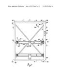 Roll-out shelving storage rack system diagram and image