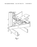 Roll-out shelving storage rack system diagram and image