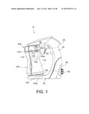 Container for Handheld Device for Dispensing Fluids diagram and image