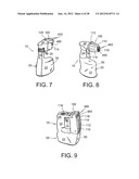 Container for Handheld Device for Dispensing Fluids diagram and image