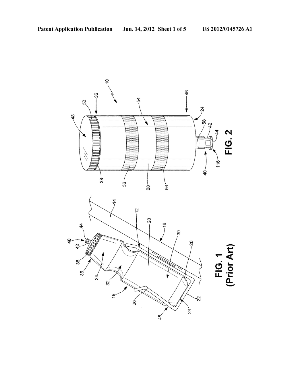 Liquid Container Having Bottom Spout - diagram, schematic, and image 02