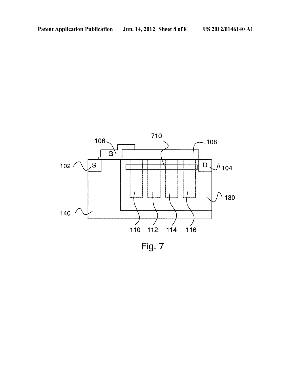 HIGH-VOLTAGE SEMICONDUCTOR DEVICE WITH LATERAL SERIES CAPACITIVE STRUCTURE - diagram, schematic, and image 09