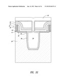 METHOD OF FABRICATING AN INTEGRATED CIRCUIT HAVING A STRAIN INDUCING     HOLLOW TRENCH ISOLATION REGION diagram and image