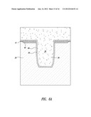 METHOD OF FABRICATING AN INTEGRATED CIRCUIT HAVING A STRAIN INDUCING     HOLLOW TRENCH ISOLATION REGION diagram and image