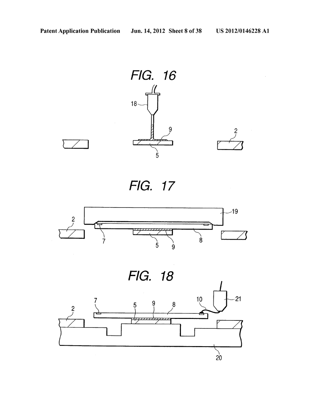 SEMICONDUCTOR DEVICE AND A METHOD OF MANUFACTURING THE SAME AND A MOUNTING     STRUCTURE OF A SEMICONDUCTOR DEVICE - diagram, schematic, and image 09