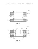 PACKAGED MICROELECTRONIC DEVICES RECESSED IN SUPPORT MEMBER CAVITIES, AND     ASSOCIATED METHODS diagram and image