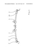 BEARING MECHANISM FOR A TRANSVERSE LEAF SPRING, MOUNTABLE IN THE AREA OF A     VEHICLE AXLE diagram and image