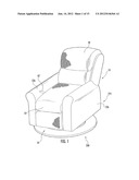 ROCKING-RECLINING SEATING UNIT diagram and image