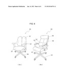 CHAIR HAVING AN ADJUSTABLE BACKREST FOR SPINAL PROTECTION diagram and image