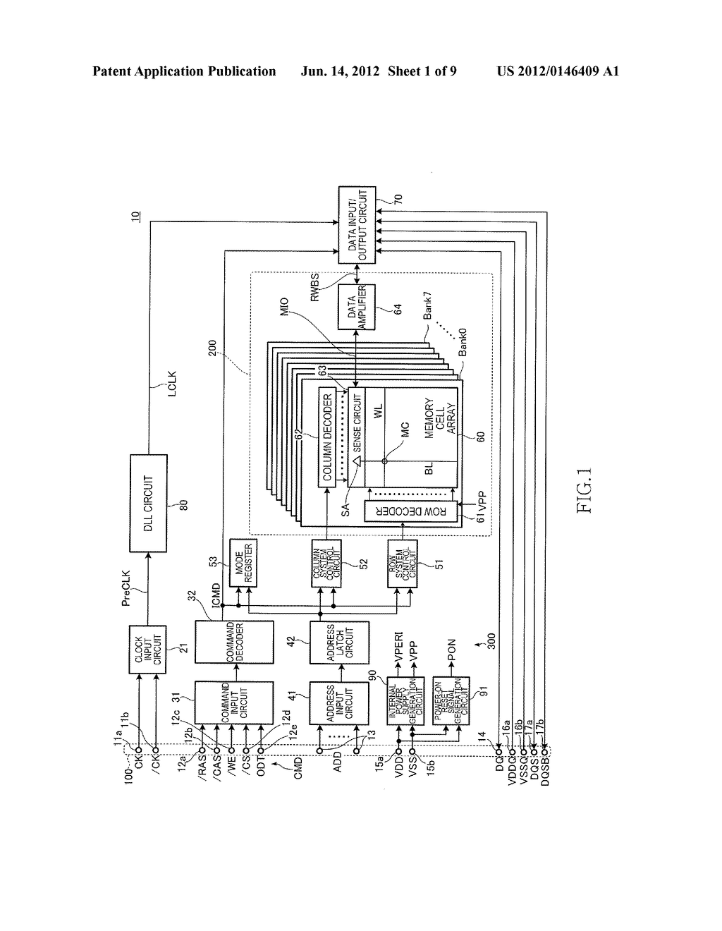 SEMICONDUCTOR DEVICE HAVING DATA OUTPUT BUFFERS - diagram, schematic, and image 02