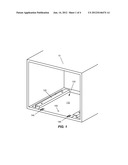 POSITIONING BASE WITH ADJUSTABLE SUPPORT LEVELERS FOR A HOUSEHOLD     APPLIANCE diagram and image