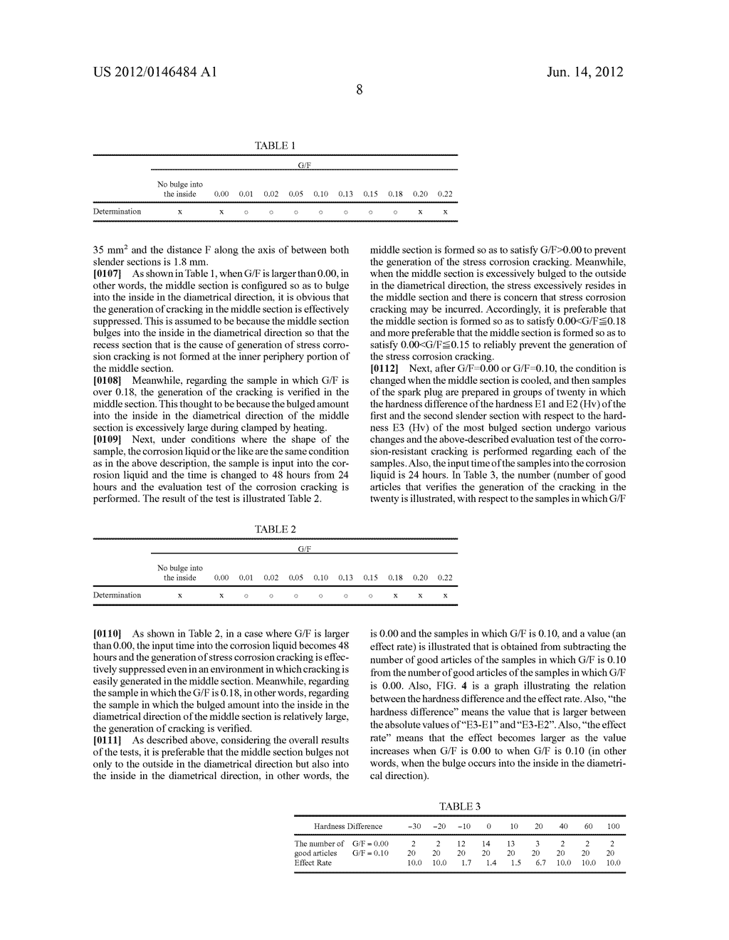 SPARK PLUG FOR INTERNAL COMBUSTION ENGINE AND METHOD OF MANUFACTURING     SPARK PLUG - diagram, schematic, and image 15