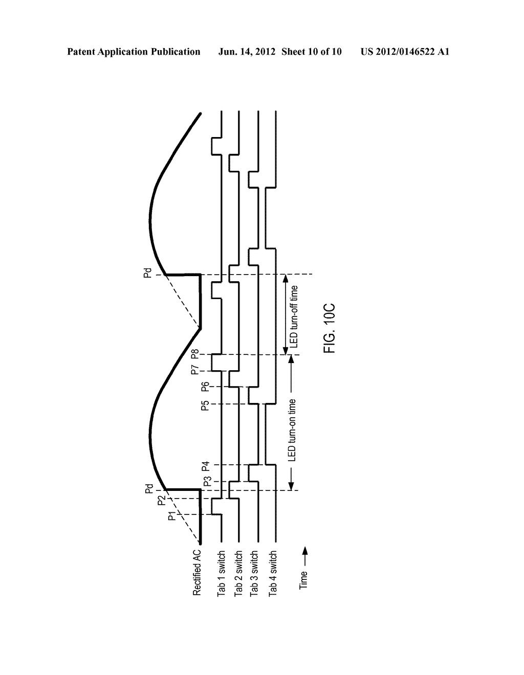 LIGHT EMITTING DIODE DRIVER USING TURN-ON VOLTAGE OF LIGHT EMITTING DIODE - diagram, schematic, and image 11