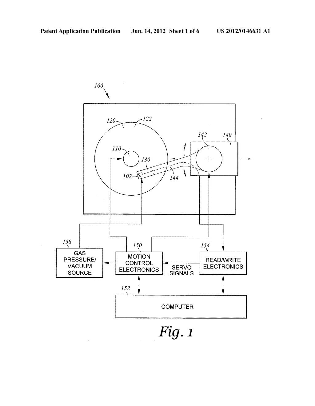 TESTING APPARATUS WITH READ HEAD HOLDER HAVING A GAS JET - diagram, schematic, and image 02