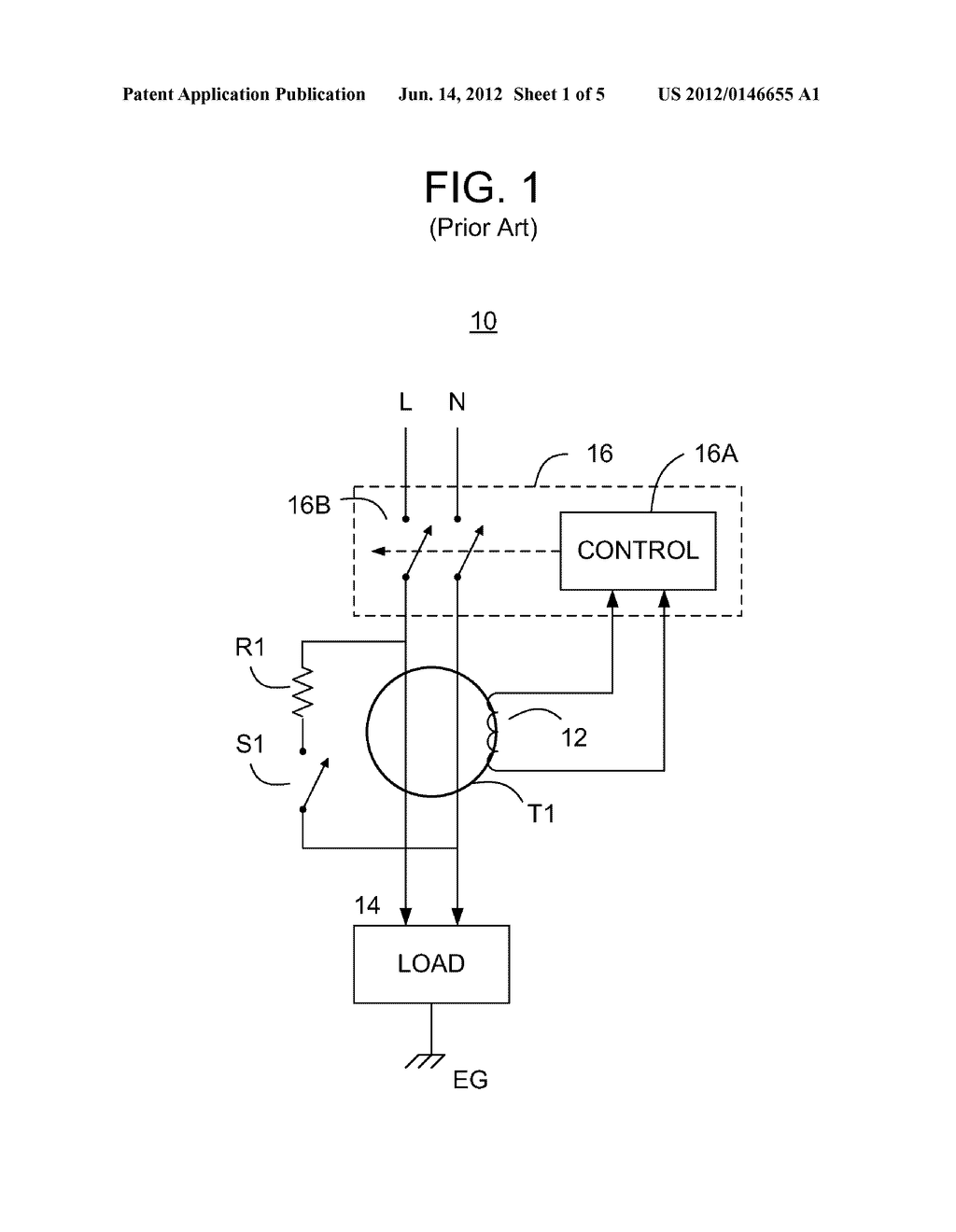 METHODS AND APPARATUS FOR SENSING GROUND LEAKAGE AND AUTOMATED SELF     TESTING THEREOF - diagram, schematic, and image 02