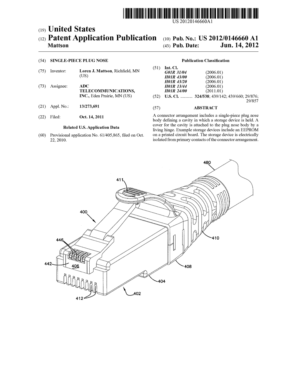 SINGLE-PIECE PLUG NOSE - diagram, schematic, and image 01