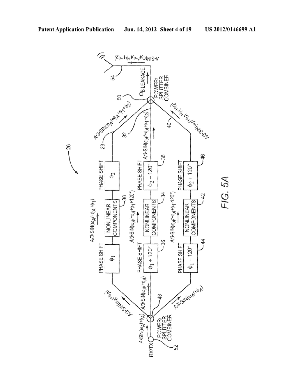 RF SYSTEM HAVING INTERMODULATION SUPPRESSION BRANCHES - diagram, schematic, and image 05