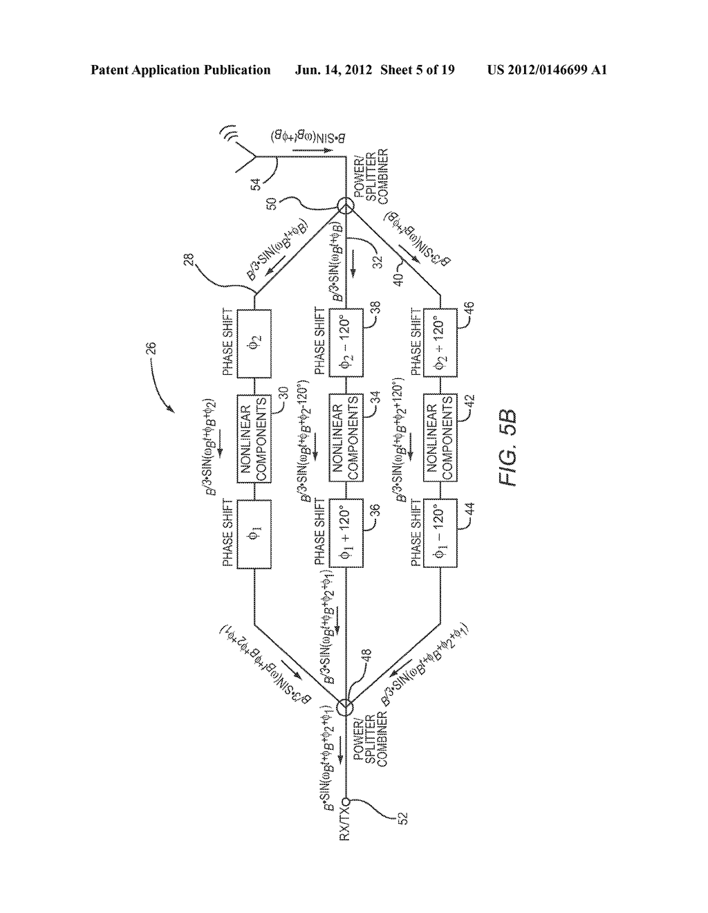 RF SYSTEM HAVING INTERMODULATION SUPPRESSION BRANCHES - diagram, schematic, and image 06