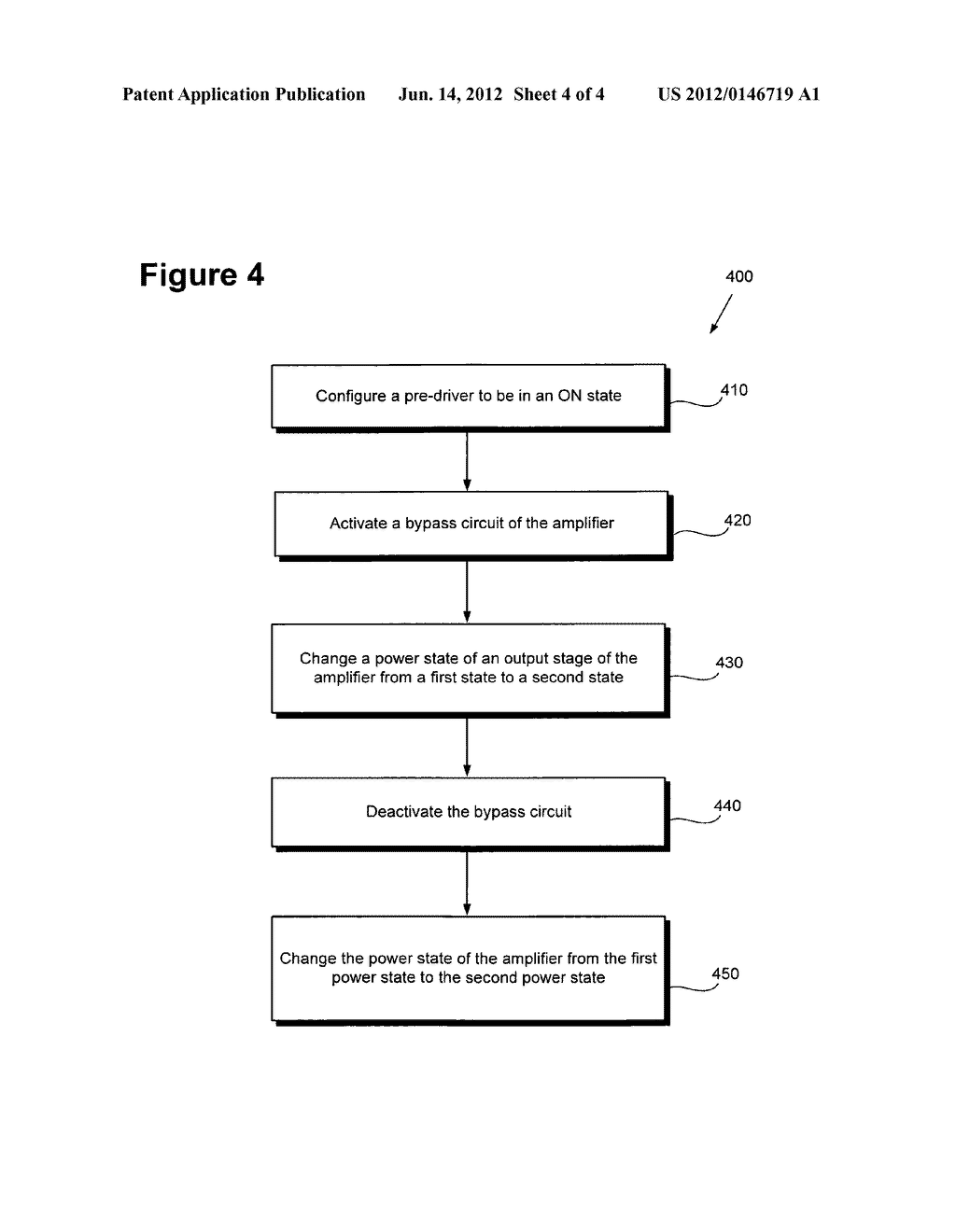 Amplifier with reduced on/off transient and multi-point offset     compensation - diagram, schematic, and image 05