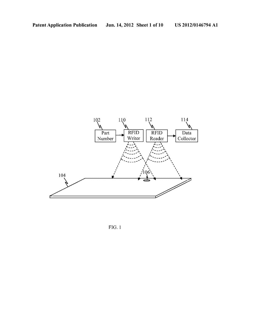 RADIO FREQUENCY IDENTIFICATION FOR COLLECTING STAGE-BY-STAGE MANUFACTURING     AND/OR POST-MANUFACTURING INFORMATION ASSOCIATED WITH A CIRCUIT BOARD - diagram, schematic, and image 02