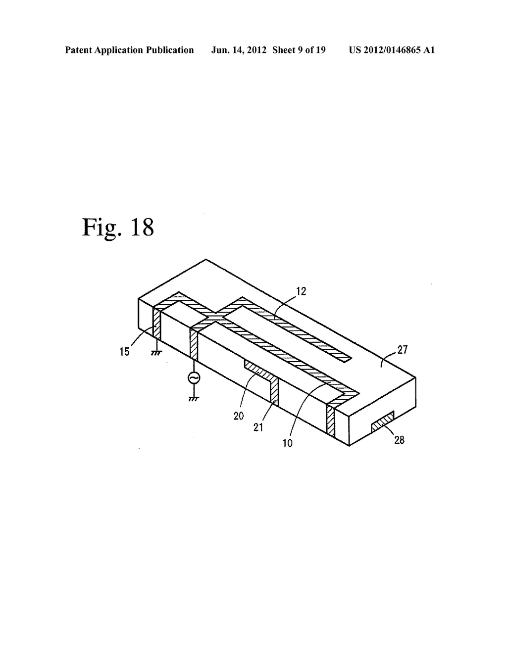 FREQUENCY-VARIABLE ANTENNA CIRCUIT, ANTENNA DEVICE CONSTITUTING IT, AND     WIRELESS COMMUNICATIONS APPARATUS COMPRISING IT - diagram, schematic, and image 10