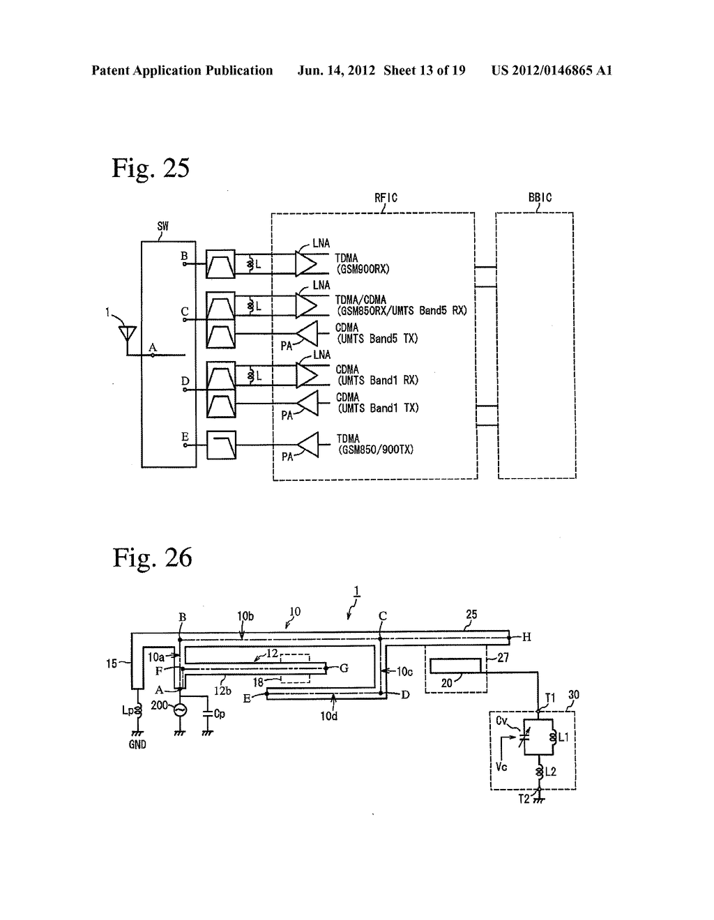 FREQUENCY-VARIABLE ANTENNA CIRCUIT, ANTENNA DEVICE CONSTITUTING IT, AND     WIRELESS COMMUNICATIONS APPARATUS COMPRISING IT - diagram, schematic, and image 14