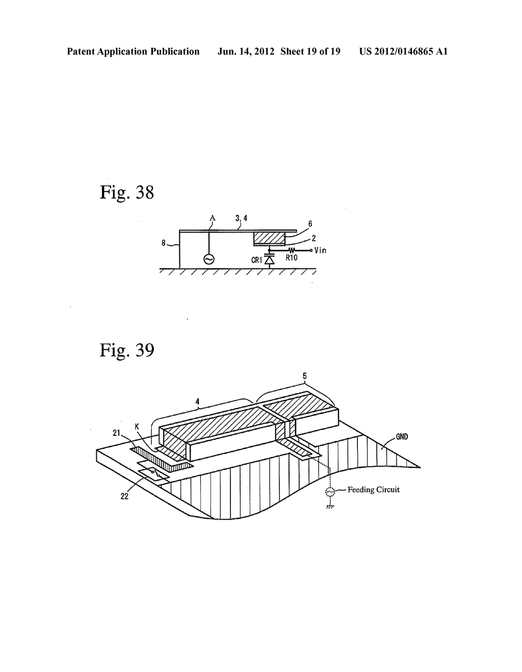 FREQUENCY-VARIABLE ANTENNA CIRCUIT, ANTENNA DEVICE CONSTITUTING IT, AND     WIRELESS COMMUNICATIONS APPARATUS COMPRISING IT - diagram, schematic, and image 20