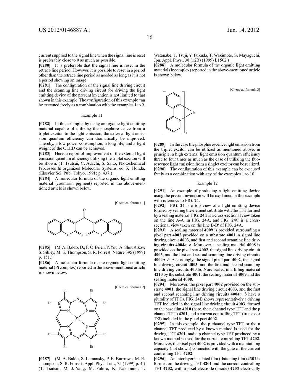 LIGHT EMITTING DEVICE AND ELECTRONIC APPLIANCE - diagram, schematic, and image 48