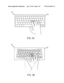 Method for adjusting a display appearance of a keyboard layout displayed     on a touch display unit diagram and image