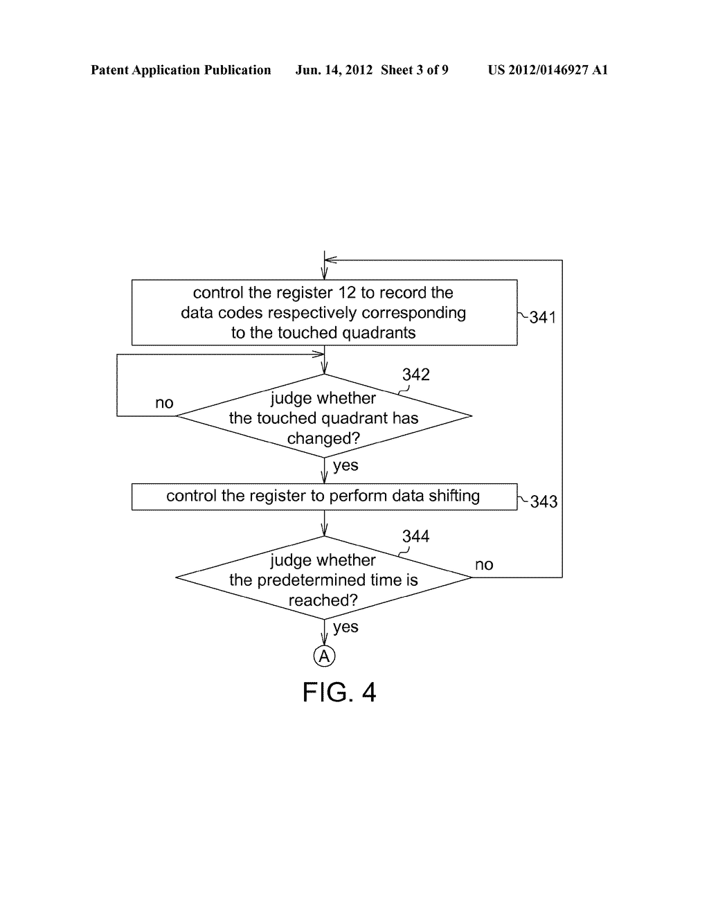 METHOD FOR DETECTING SINGLE-FINGER ROTATE GESTURE AND THE GESTURE     DETECTING CIRCUIT THEREOF - diagram, schematic, and image 04