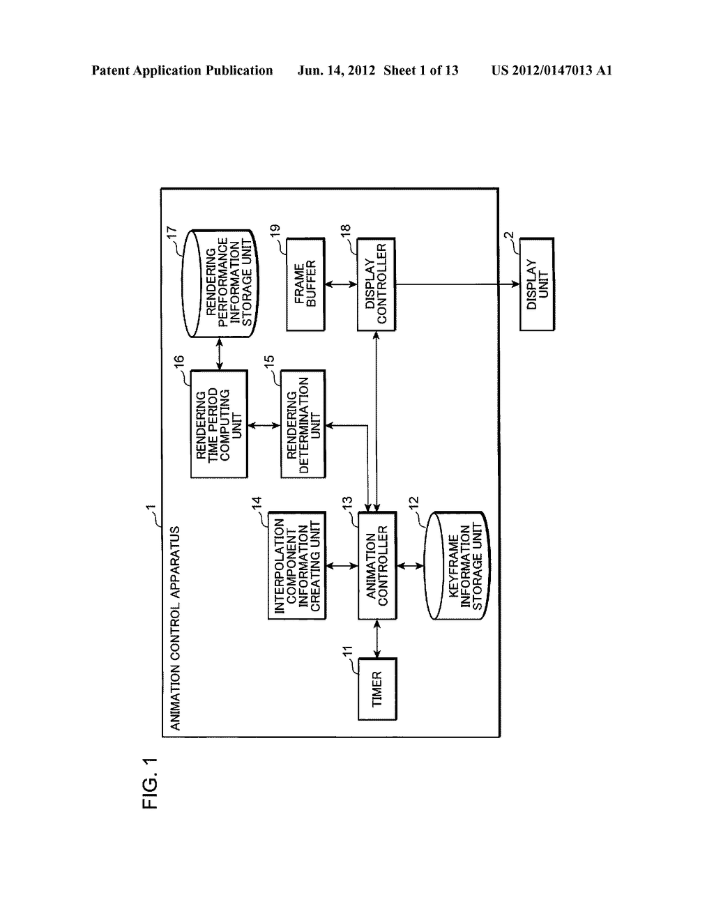 ANIMATION CONTROL APPARATUS, ANIMATION CONTROL METHOD, AND NON-TRANSITORY     COMPUTER READABLE RECORDING MEDIUM - diagram, schematic, and image 02