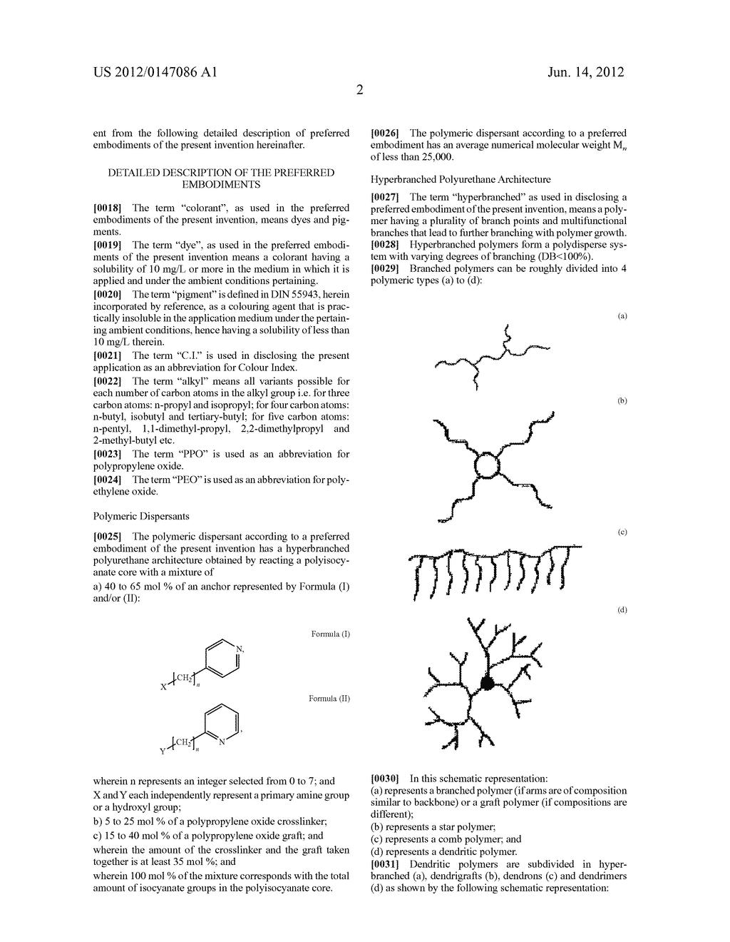 HYPERBRANCHED POLYMERIC DISPERSANTS AND NON-AQUEOUS PIGMENT DISPERSIONS - diagram, schematic, and image 03
