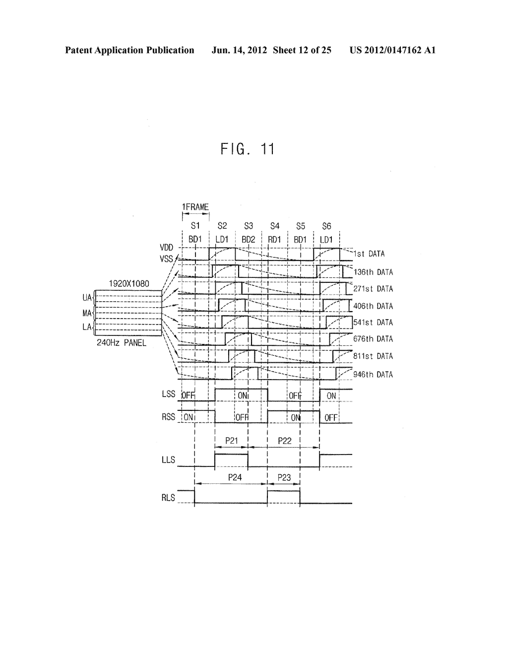 METHOD OF DISPLAYING STEREOSCOPIC IMAGE AND DISPLAY APPARATUS FOR     PERFORMING THE SAME - diagram, schematic, and image 13