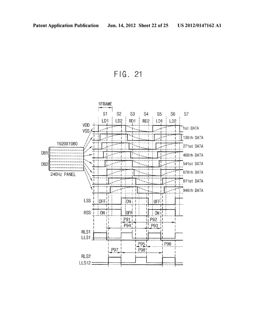 METHOD OF DISPLAYING STEREOSCOPIC IMAGE AND DISPLAY APPARATUS FOR     PERFORMING THE SAME - diagram, schematic, and image 23