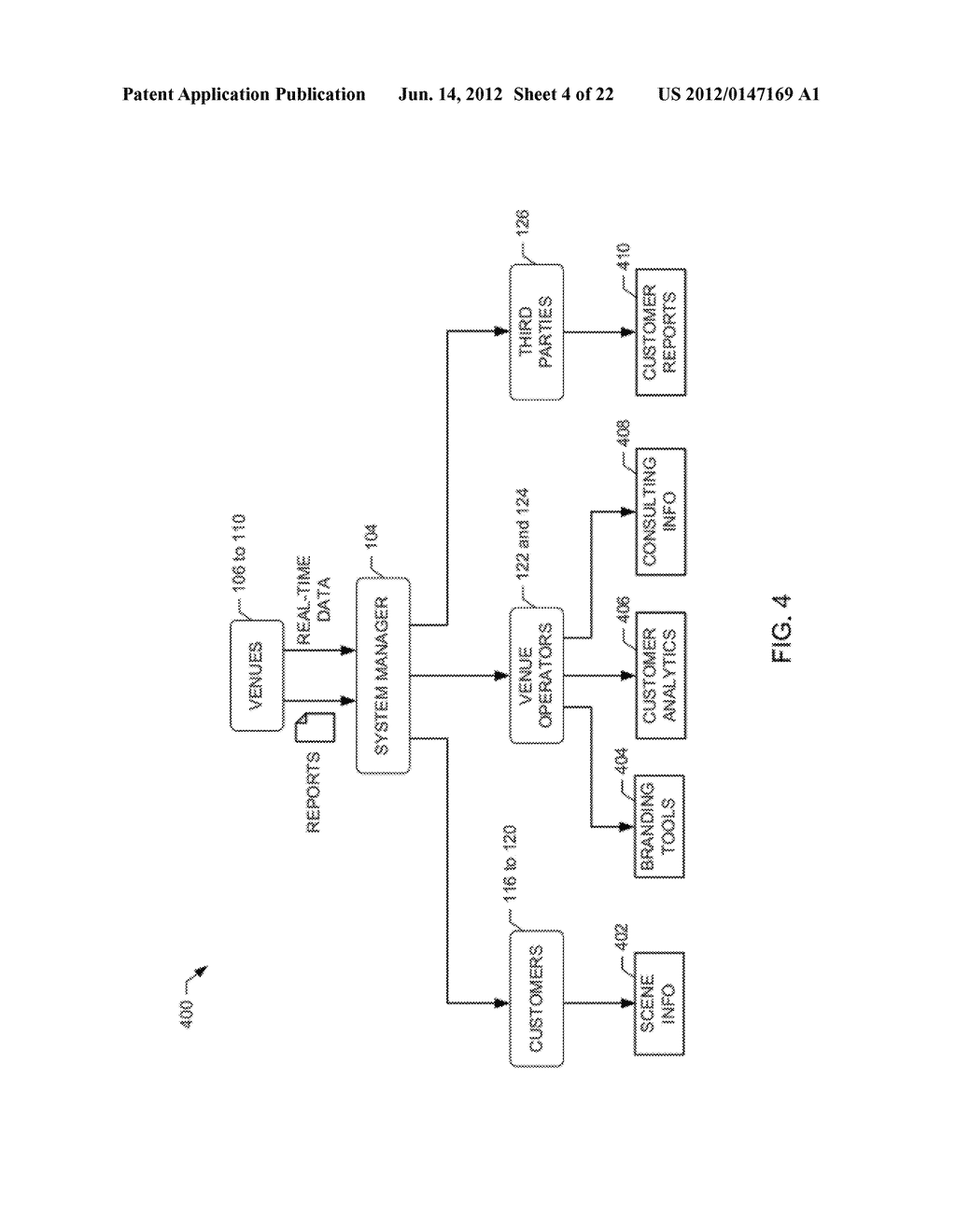 APPARATUS AND METHOD TO MONITOR CUSTOMER DEMOGRAPHICS IN A VENUE OR     SIMILAR FACILITY - diagram, schematic, and image 05