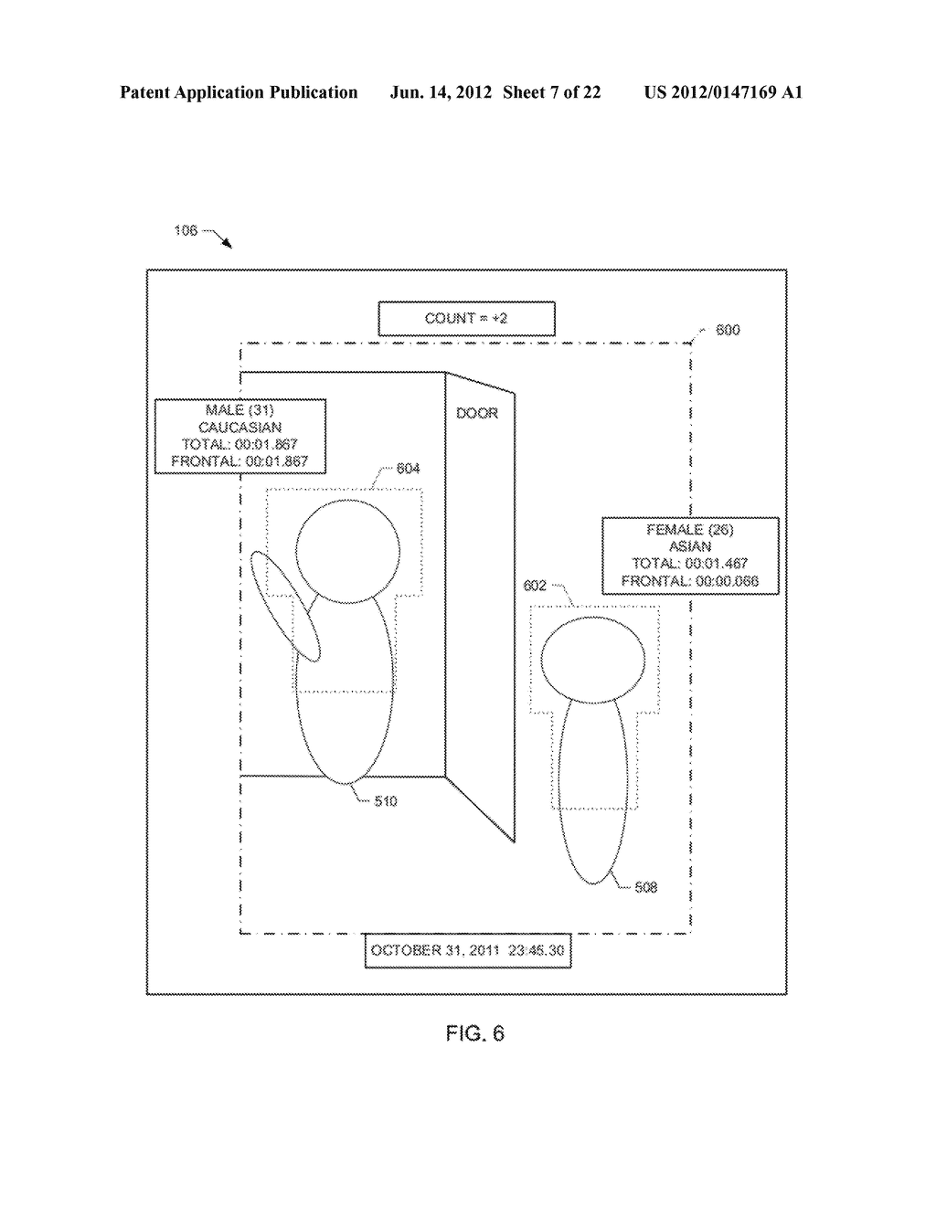 APPARATUS AND METHOD TO MONITOR CUSTOMER DEMOGRAPHICS IN A VENUE OR     SIMILAR FACILITY - diagram, schematic, and image 08